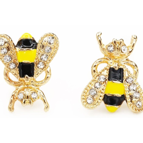 BUMBLE BEE EARRINGS - Picture 2 of 3